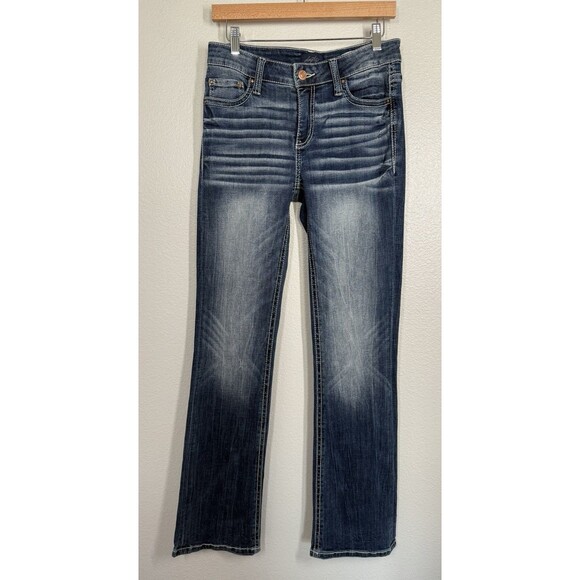 Daytrip Virgo Bootcut Womens Jeans Size 26 L Tall Long Buckle Denim Western Rock - Picture 1 of 13